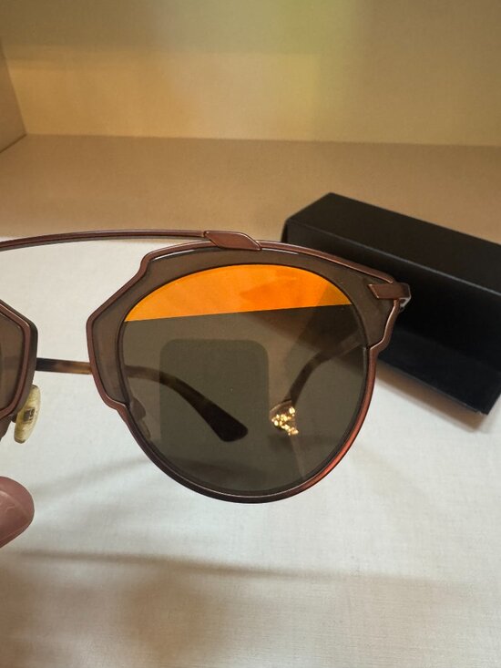 Dior sunglasses DiorSoReal - Mirrored Brown/Gold main image 4